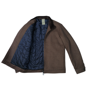 CHAQUETA TABACO LANA HOMEWARD
