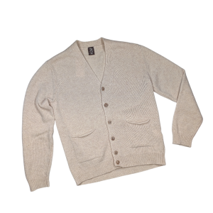 CARDIGAN BEIGE CON BOLSILLOS PUGIL