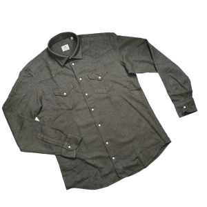 CAMISA VERDE CASHMERE BASTONCINO