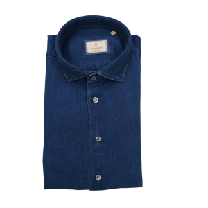 CAMISA AZUL ESPIGA BASTONCINO