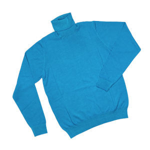 JERSEY CELESTE CUELLO VUELTO PUGIL