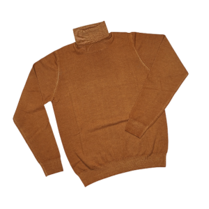 JERSEY MOSTAZA CUELLO VUELTO PUGIL