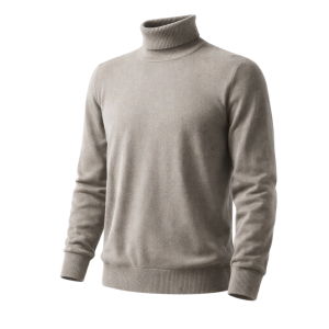 JERSEY BEIGE CUELLO VUELTO PUGIL