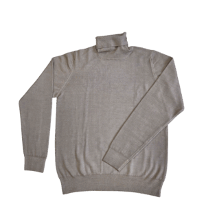 JERSEY BEIGE CUELLO VUELTO PUGIL